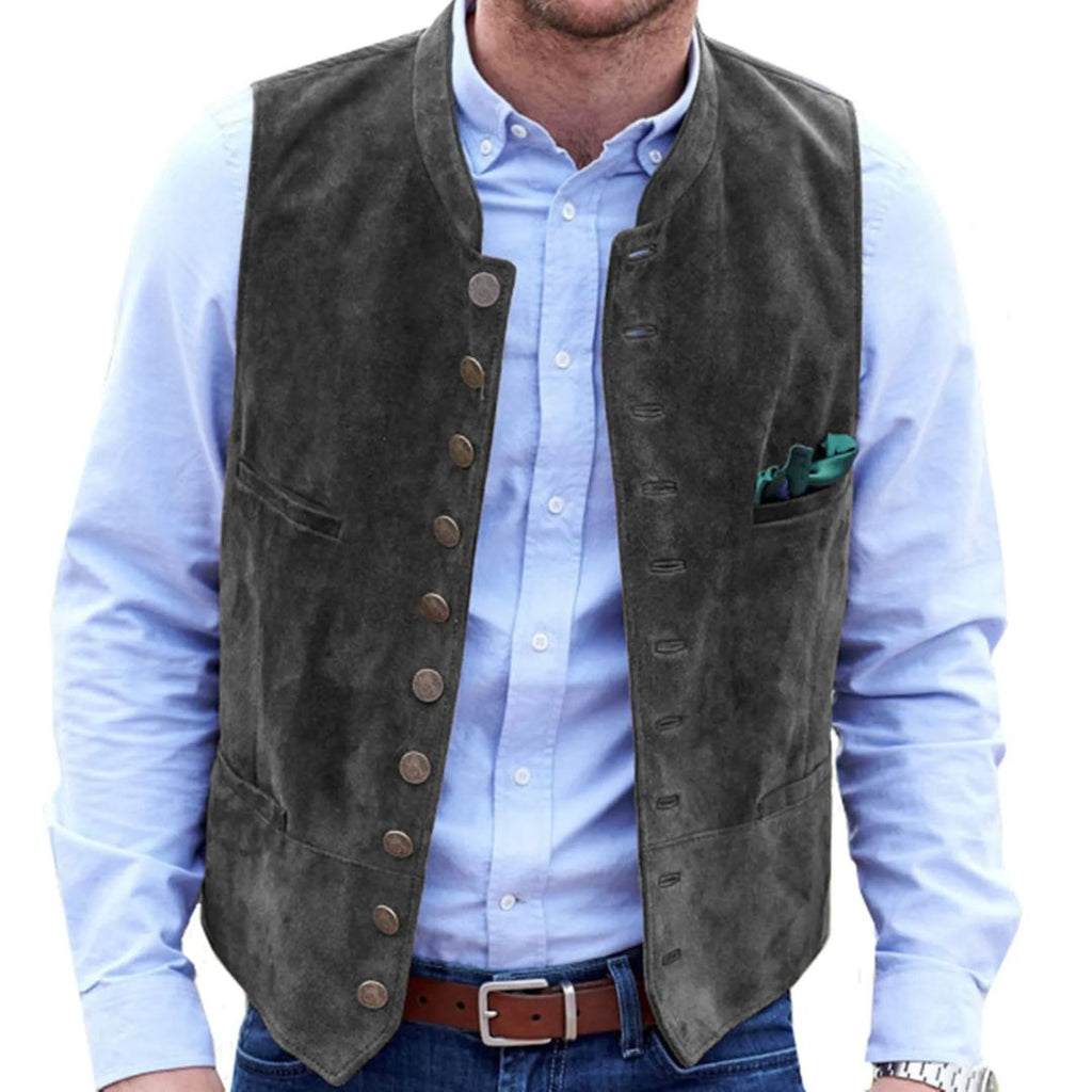 Traditionele Heren Gilet in Vintage Stijl voor Oktoberfest