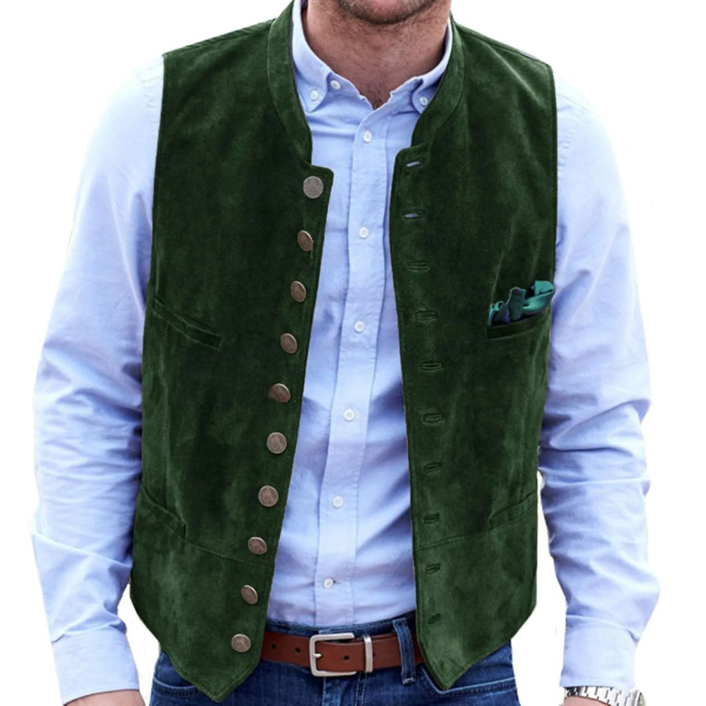 Traditionele Heren Gilet in Vintage Stijl voor Oktoberfest