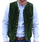 Traditionele Heren Gilet in Vintage Stijl voor Oktoberfest