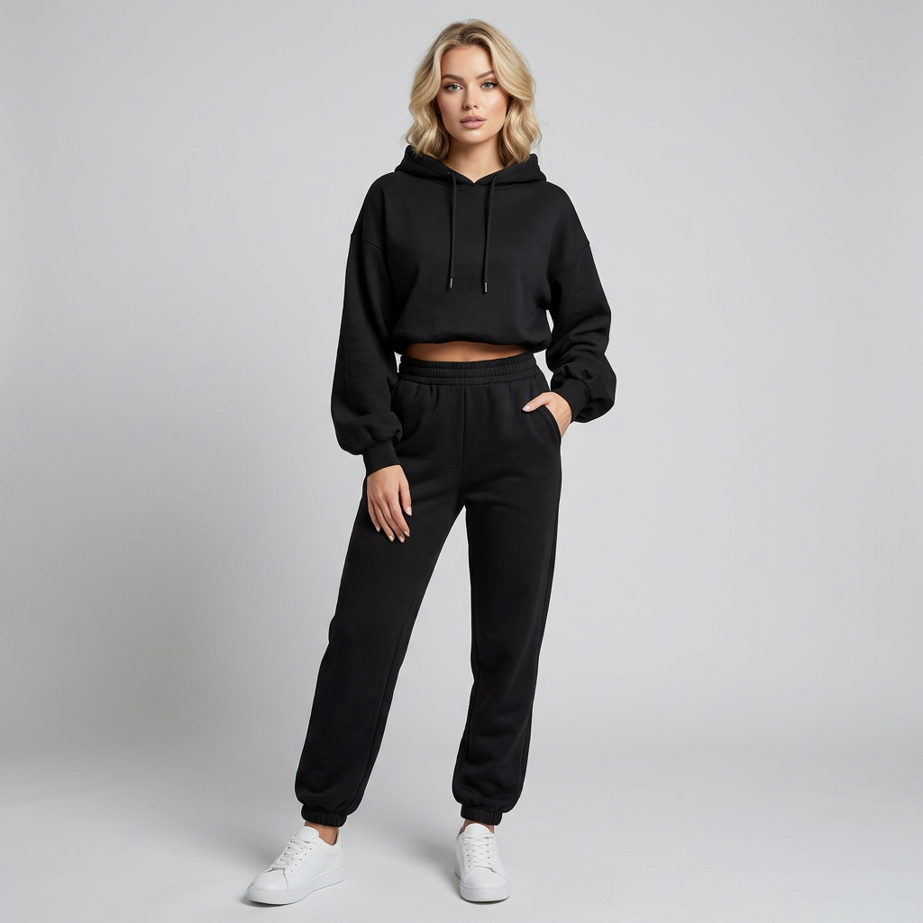 Women’s Hoodie Tracksuit Set | Relaxed Fit, Soft Fabric & Elevated Everyday Lounge Style