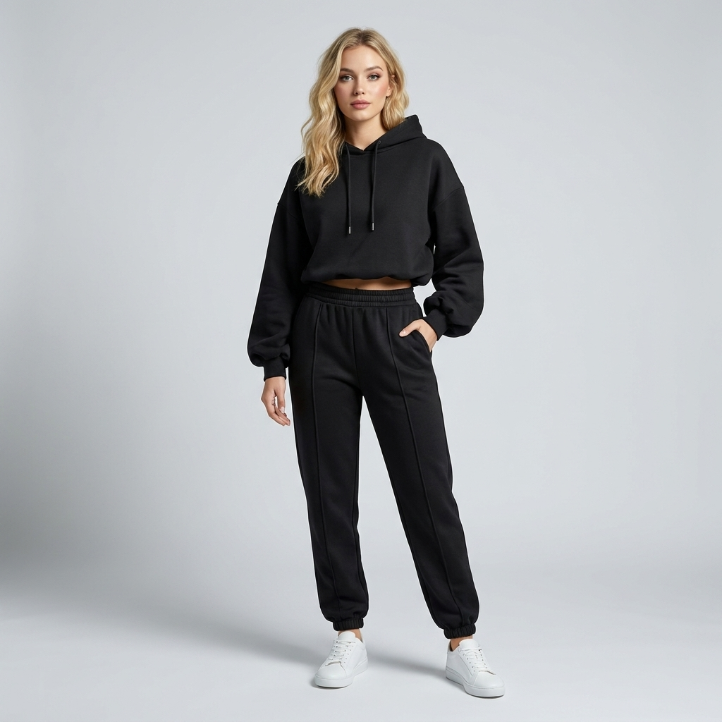 Women’s Hoodie Tracksuit Set | Relaxed Fit, Soft Fabric & Elevated Everyday Lounge Style