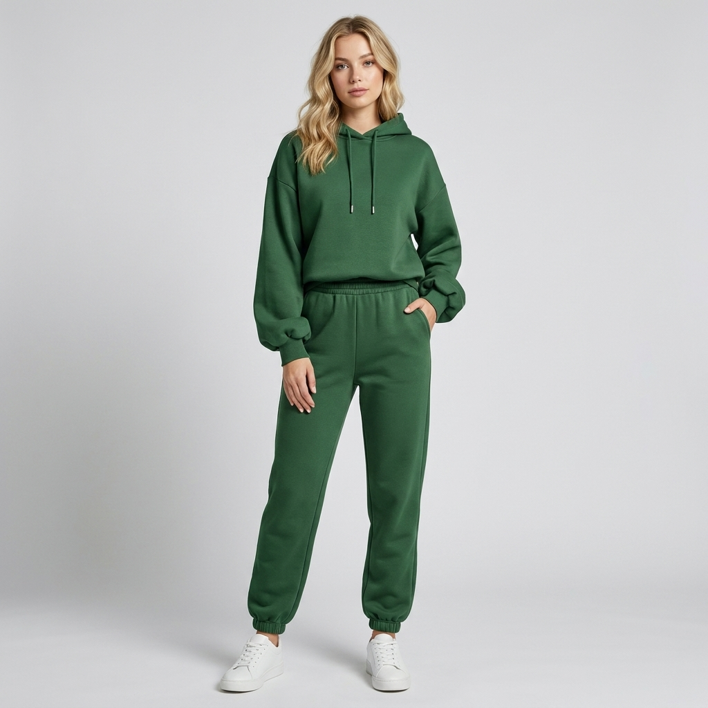 Women’s Hoodie Tracksuit Set | Relaxed Fit, Soft Fabric & Elevated Everyday Lounge Style