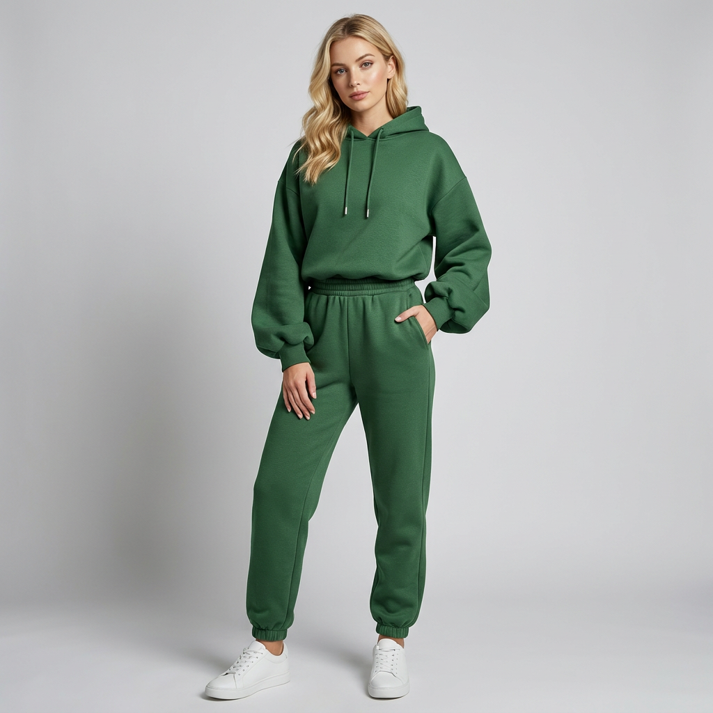 Women’s Hoodie Tracksuit Set | Relaxed Fit, Soft Fabric & Elevated Everyday Lounge Style