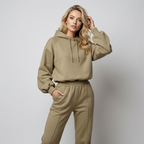 Women’s Hoodie Tracksuit Set | Relaxed Fit, Soft Fabric & Elevated Everyday Lounge Style