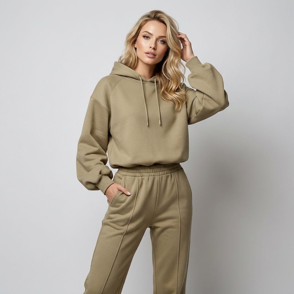 Women’s Hoodie Tracksuit Set | Relaxed Fit, Soft Fabric & Elevated Everyday Lounge Style