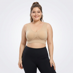 Plus Size Sports Bra | Breathable Comfort Fit, Wide-Strap Support & Smooth Everyday Shape