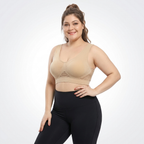 Plus Size Sports Bra | Breathable Comfort Fit, Wide-Strap Support & Smooth Everyday Shape