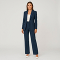 Women’s Tailored Suit Set | Polished Blazer Fit, Straight-Leg Trousers & Modern Office Style