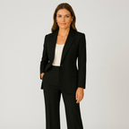 Women’s Tailored Suit Set | Polished Blazer Fit, Straight-Leg Trousers & Modern Office Style
