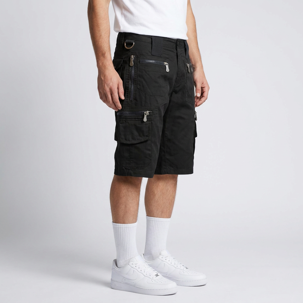 Men’s Multi-Pocket Cargo Shorts | Utility Storage, Relaxed Fit & Outdoor Detail
