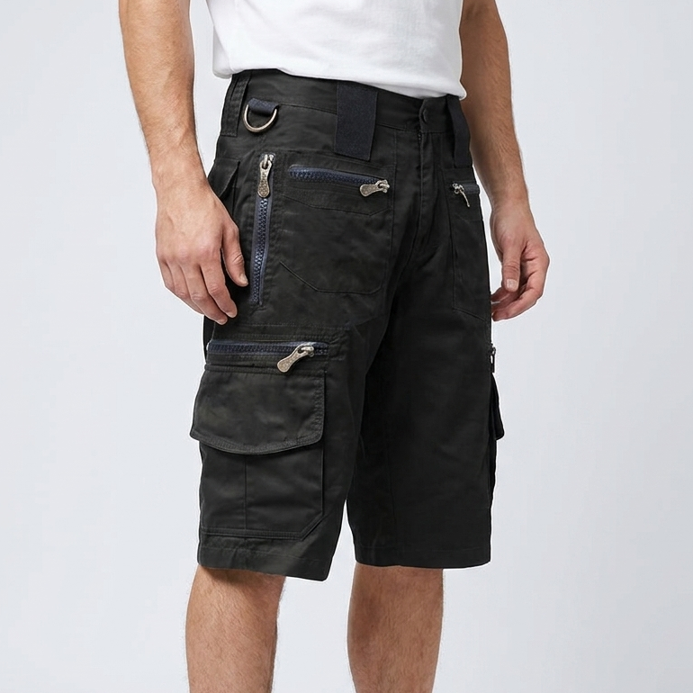 Men’s Multi-Pocket Cargo Shorts | Utility Storage, Relaxed Fit & Outdoor Detail