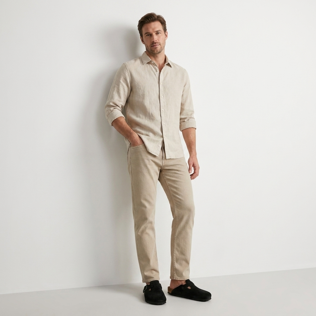 Men’s Buckle Clog Sandals | Suede-Look Finish, Soft Footbed & Easy Slip-On Fit