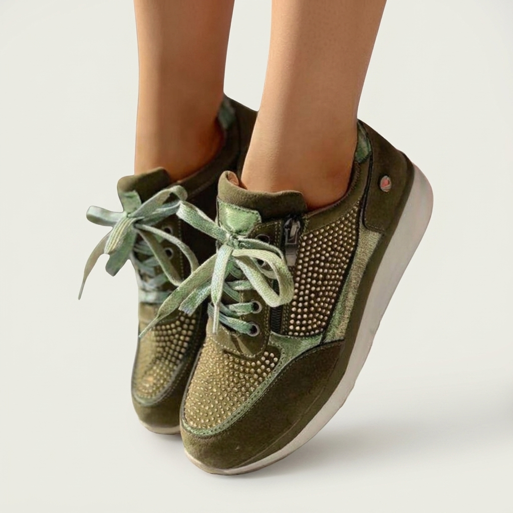 Women’s Wide-Fit Walking Shoes | Breathable Mesh, Cushioned Sole & Comfort Fit