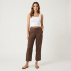 Women’s Relaxed Linen Pants | Lightweight Fabric, Elastic Waist & Summer Fit