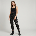 Women’s High-Waist Cargo Joggers | Utility Pockets, Elastic Waist & Streetwear Fit