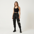 Women’s High-Waist Cargo Joggers | Utility Pockets, Elastic Waist & Streetwear Fit