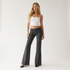 Women’s High-Waist Flared Trousers | Tailored Fit, Wide Leg & Elegant Everyday Style