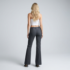 Women’s High-Waist Flared Trousers | Tailored Fit, Wide Leg & Elegant Everyday Style