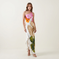 One-Shoulder Floral Maxi Dress | Sculpted Neckline, Flowing Fit & Statement Summer Print