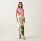 One-Shoulder Floral Maxi Dress | Sculpted Neckline, Flowing Fit & Statement Summer Print