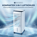 Evaporative Cooler 3-in-1 – Cools, Humidifies and Circulates on Castors