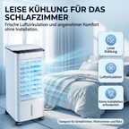 Evaporative Cooler 3-in-1 – Cools, Humidifies and Circulates on Castors