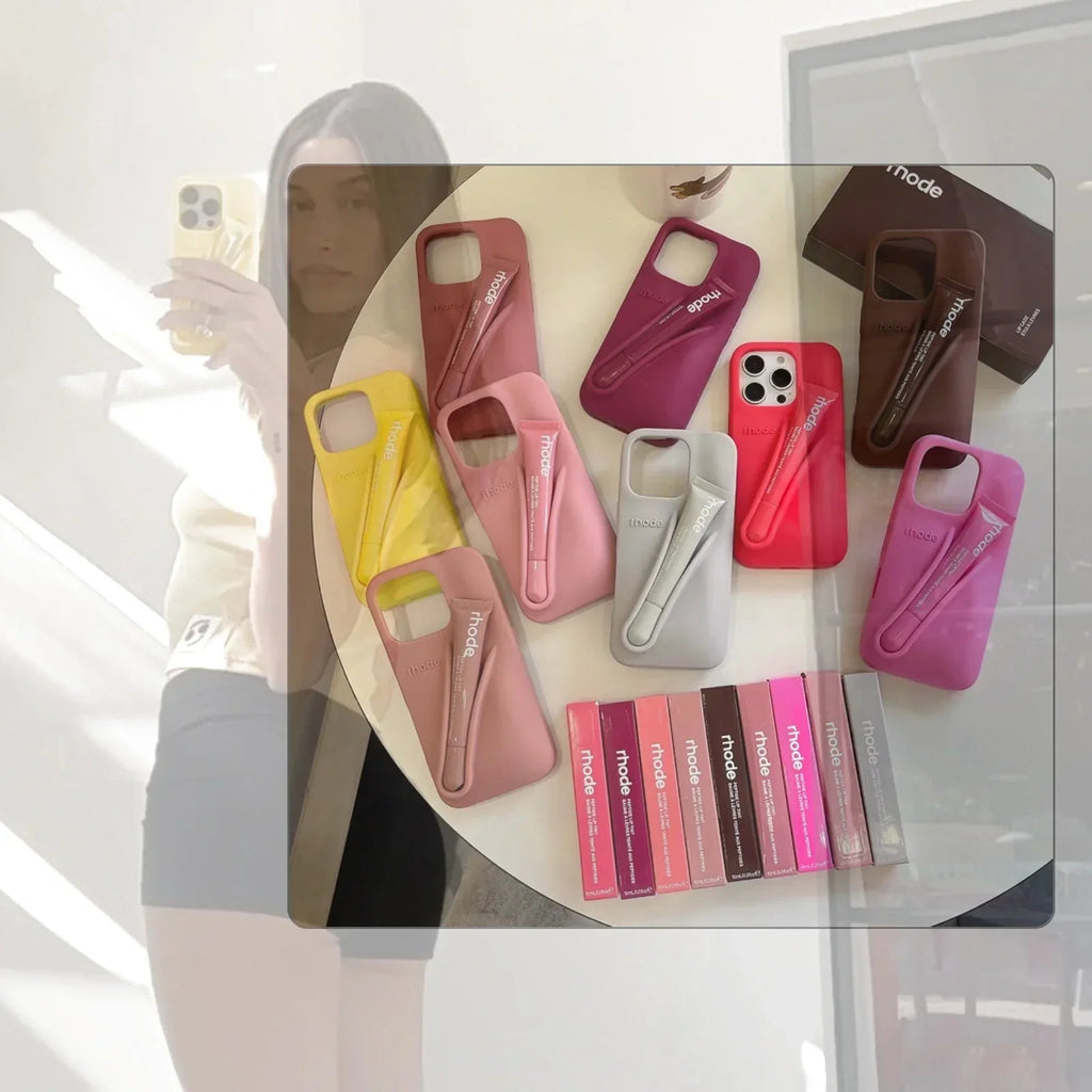 iPhone Case with Lip Gloss Set for iPhone 13-17 3