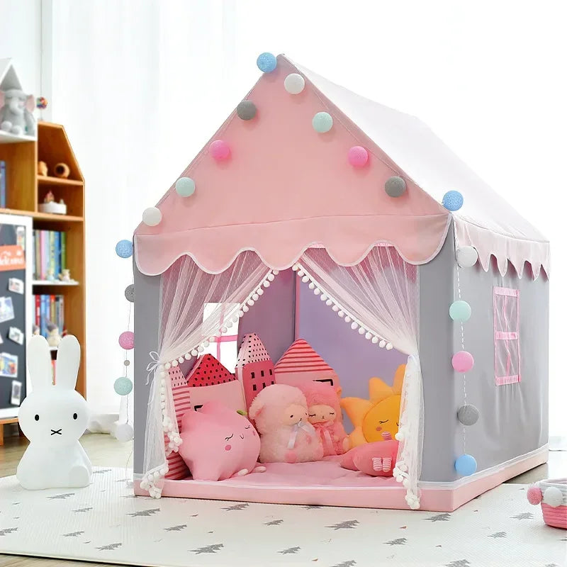 Princess Play Tent – Foldable Indoor & Outdoor Tent with UV Protection and Carry Bag