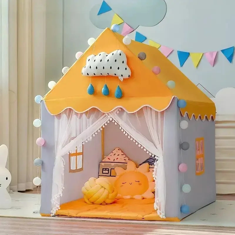 Princess Play Tent – Foldable Indoor & Outdoor Tent with UV Protection and Carry Bag