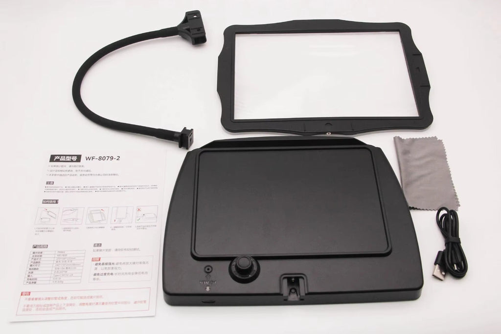 Magnifying Lamp LED – 48 LEDs, Flexible Arm and USB Rechargeable