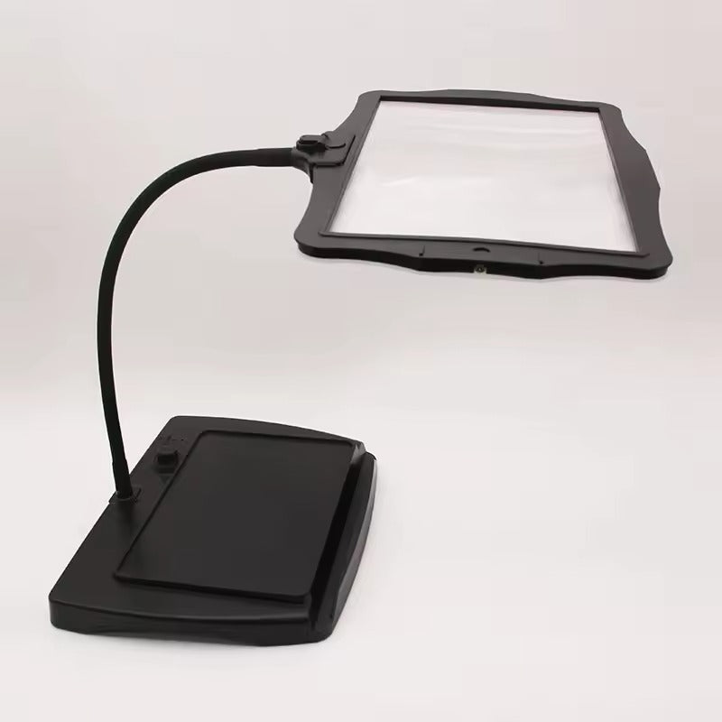 LED Magnifying Desk Lamp – 3X Large Lens with Flexible Gooseneck