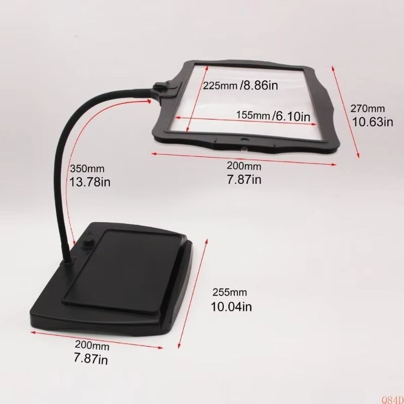 Magnifying Lamp LED – 48 LEDs, Flexible Arm and USB Rechargeable