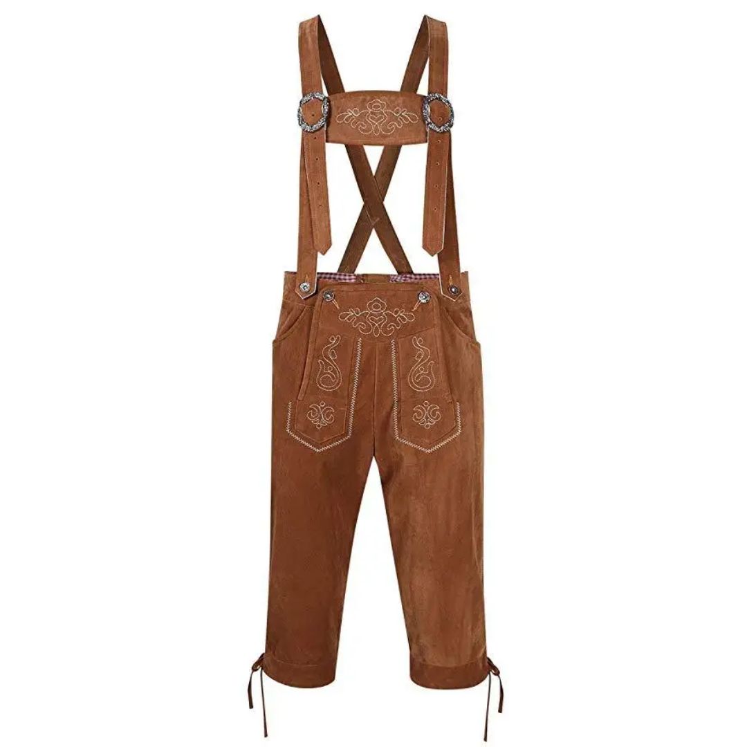 Lederhose Warren – Premium Bavarian Lederhosen with Braces for Men