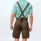 Lederhose Anton - Heren Lederhosen Oktoberfest Kostuum – Authentiek Beiers Outfit