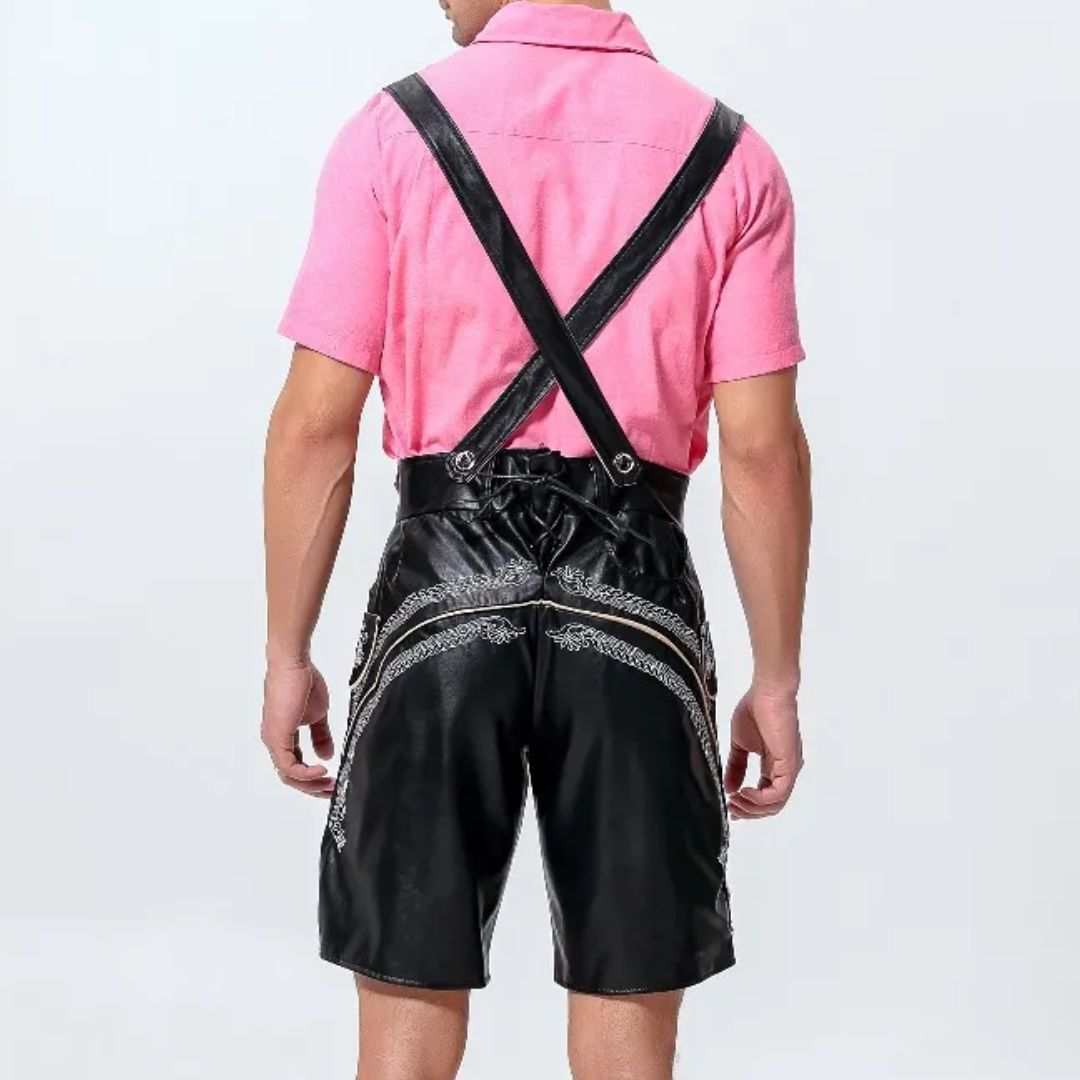 Lederhose Anton - Heren Lederhosen Oktoberfest Kostuum – Authentiek Beiers Outfit