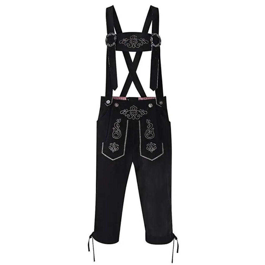 Lederhose Warren – Premium Bavarian Lederhosen with Braces for Men