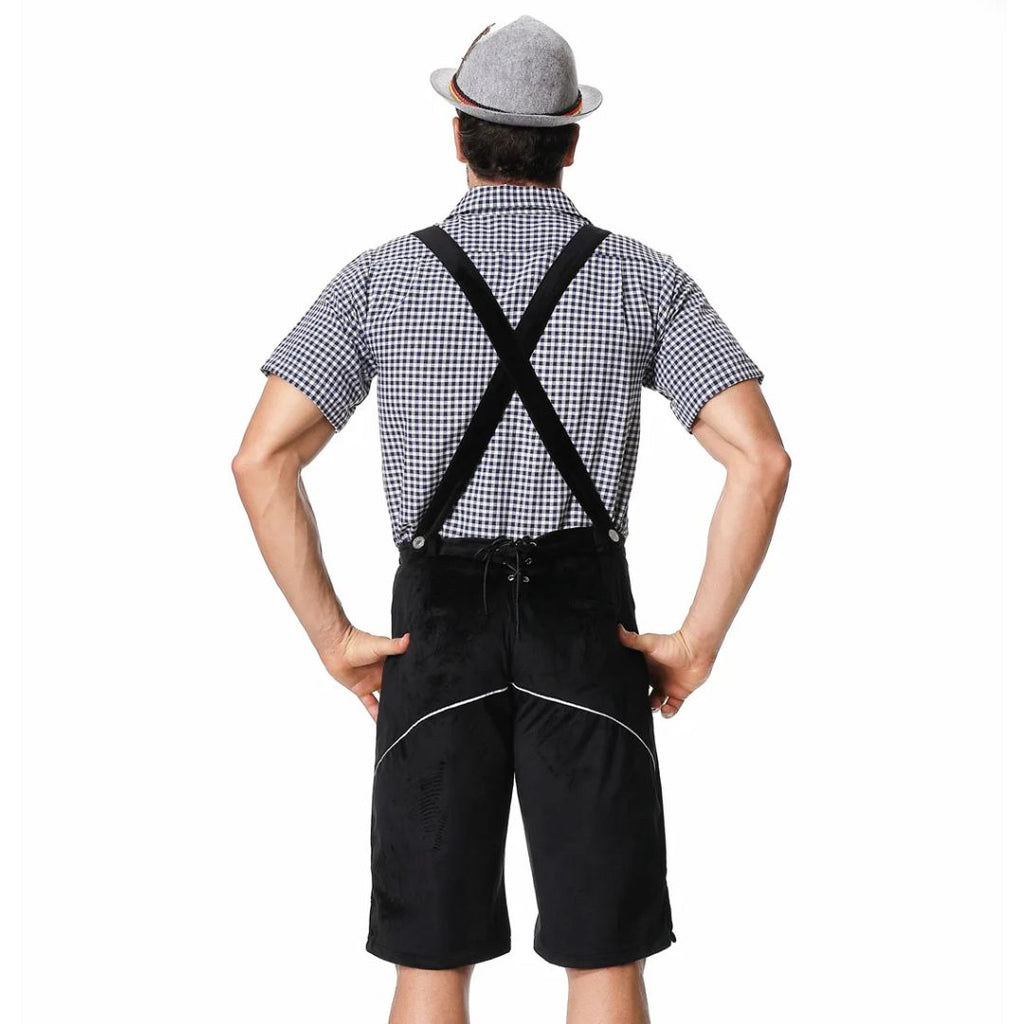 Lederhose Wolfgang - Heren Lederhosen Oktoberfest Kostuum – Authentieke Beierse Outfit