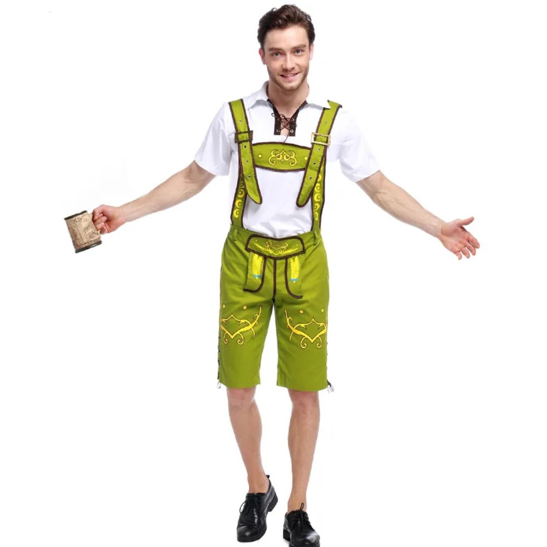 Lederhose Hans – Men's Traditional Lederhosen Oktoberfest Outfit