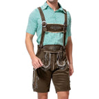 Lederhose Anton - Heren Lederhosen Oktoberfest Kostuum – Authentiek Beiers Outfit