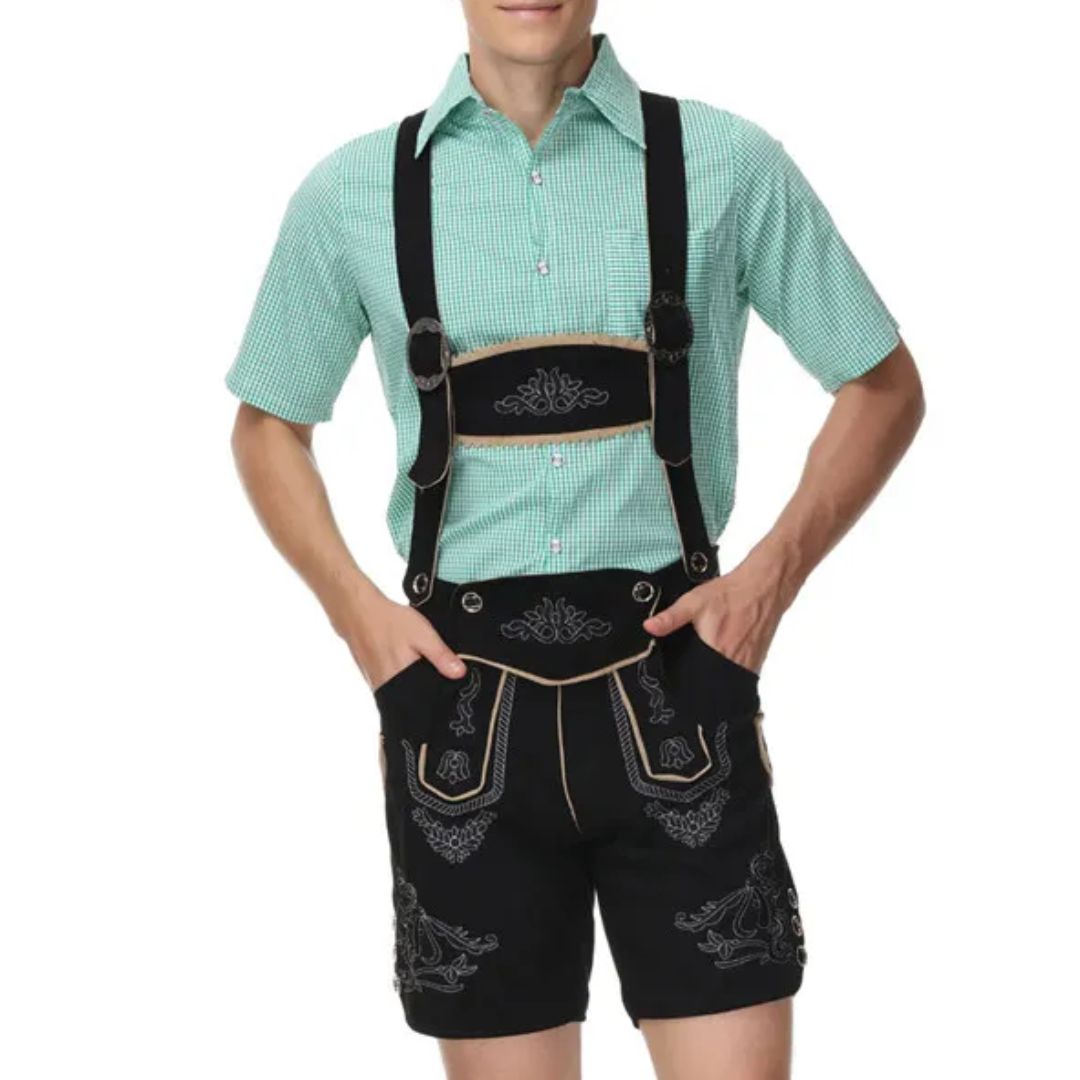 Lederhose Daniel – Classic Bavarian-Style Oktoberfest Costume for Men