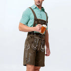 Lederhose Anton - Heren Lederhosen Oktoberfest Kostuum – Authentiek Beiers Outfit