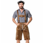 Lederhose Wolfgang - Heren Lederhosen Oktoberfest Kostuum – Authentieke Beierse Outfit