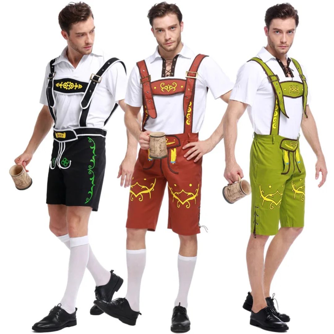Lederhose Hans - Heren Traditionele Lederhosen Oktoberfest Outfit
