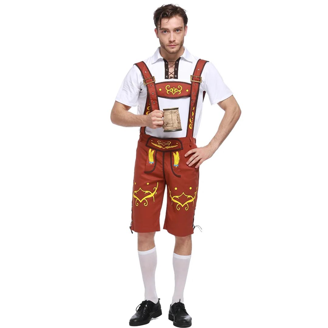 Lederhose Hans - Heren Traditionele Lederhosen Oktoberfest Outfit