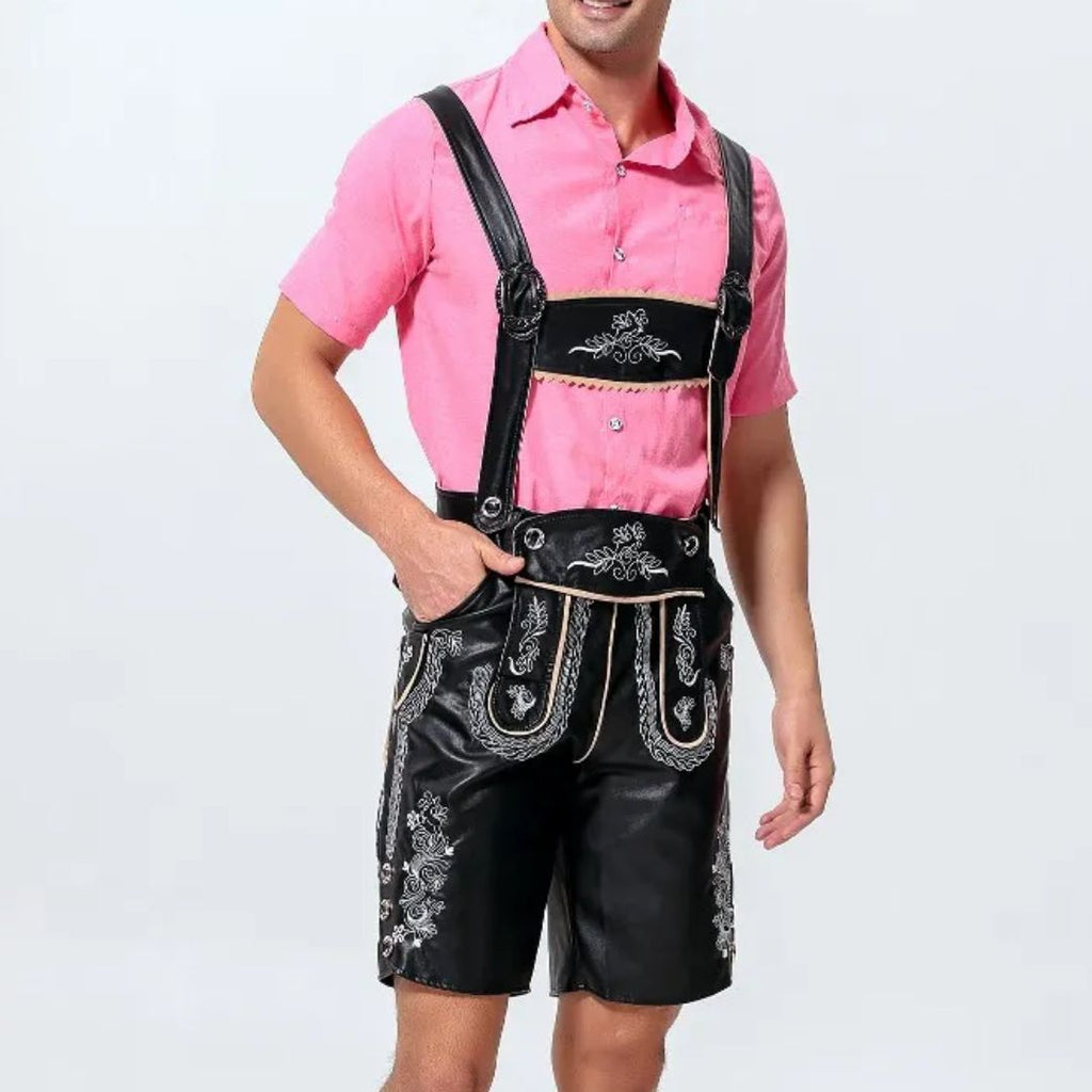 Lederhose Anton - Heren Lederhosen Oktoberfest Kostuum – Authentiek Beiers Outfit