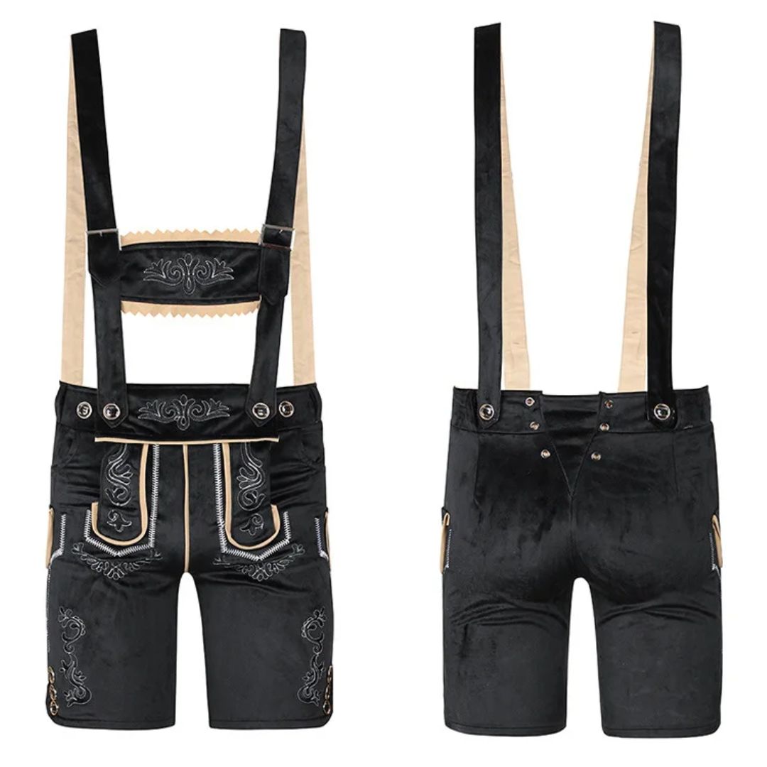 Lederhose Fritz – Complete Oktoberfest Lederhosen Outfit with Braces