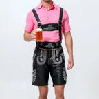 Lederhose Anton - Heren Lederhosen Oktoberfest Kostuum – Authentiek Beiers Outfit