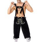 Lederhose Karl - Beierse Lederhosen voor Heren met Bretels – Perfect voor Oktoberfest
