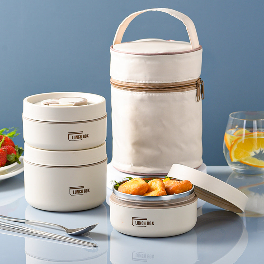 Thermal Lunch Box – Double-Walled Stainless Steel, Leak-Proof Seal