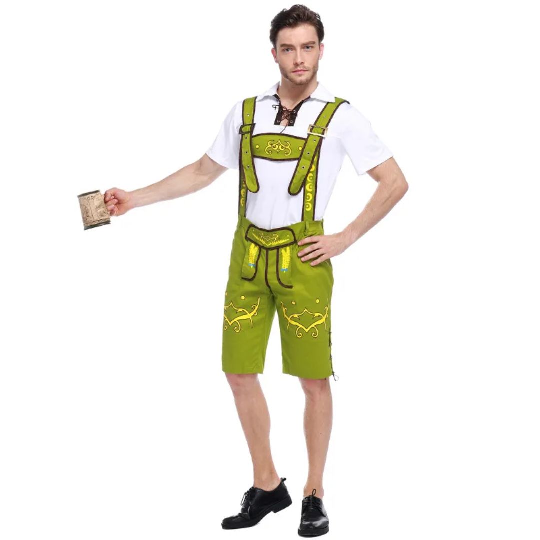 Lederhose Hans - Heren Traditionele Lederhosen Oktoberfest Outfit